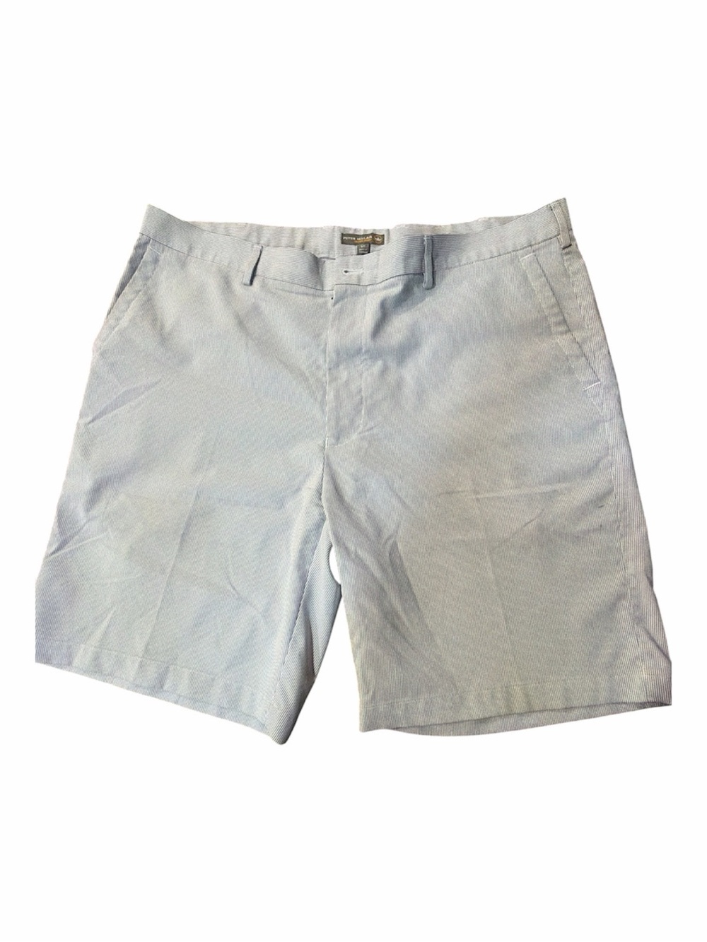 Peter Millar Crown Sport Golf Shorts Men’s 40 Blue Pinstripe